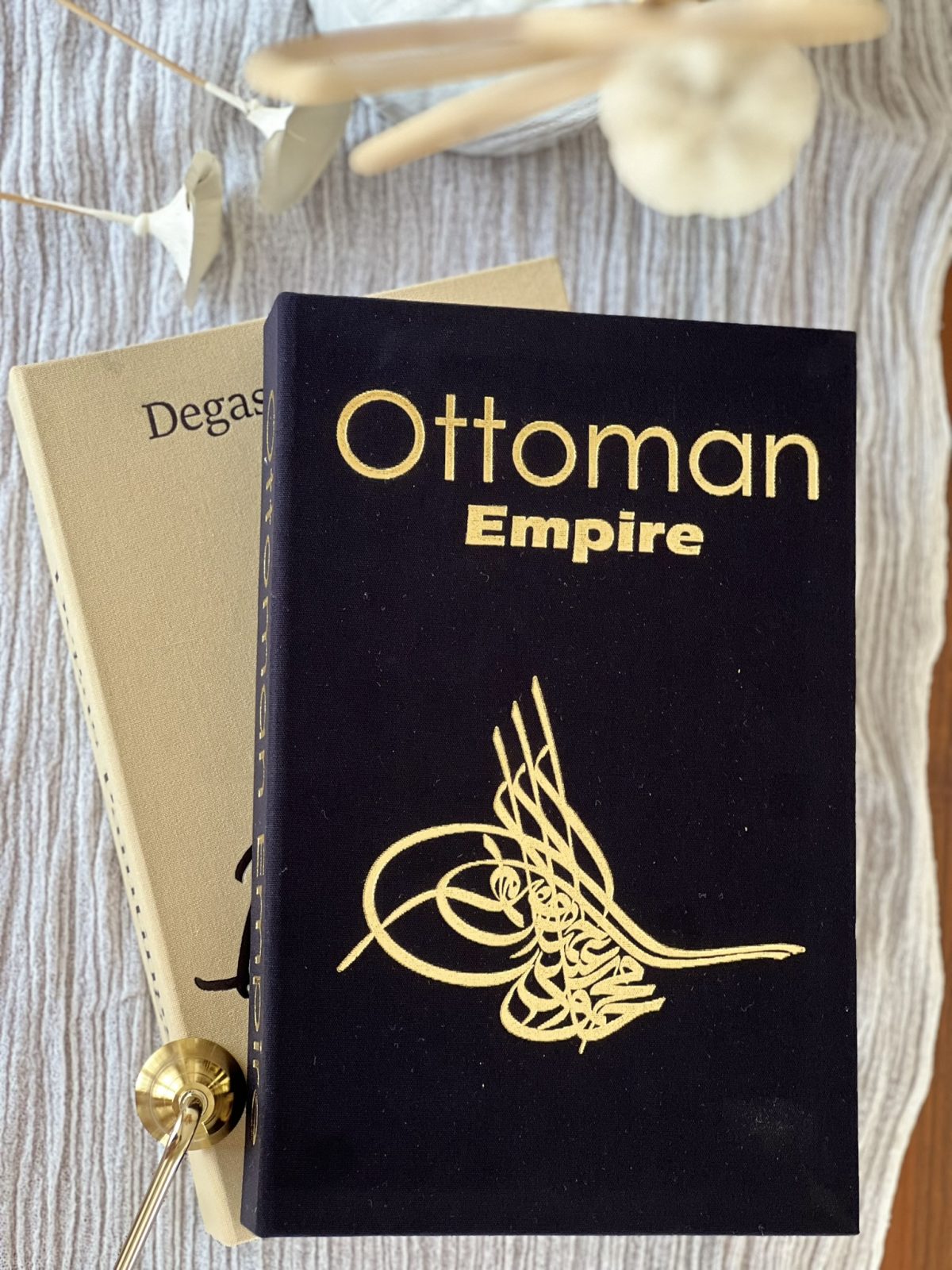 Kumaş Dekoratif Kitap Kutusu Seti 2'li - DE & OTT - Gizli Saklama Kutusu - Kitap Görünümlü Dekor