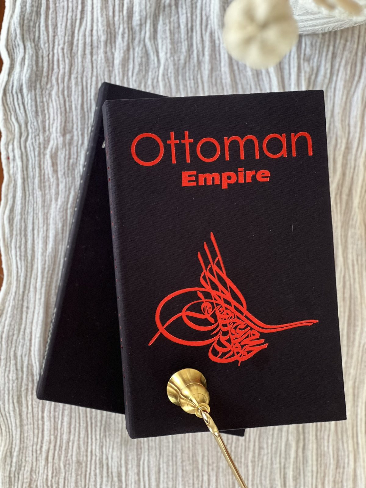 Kumaş Dekoratif Kitap Kutusu Seti 2'li - OTT & OTT - Gizli Saklama Kutusu - Kitap Görünümlü Dekor