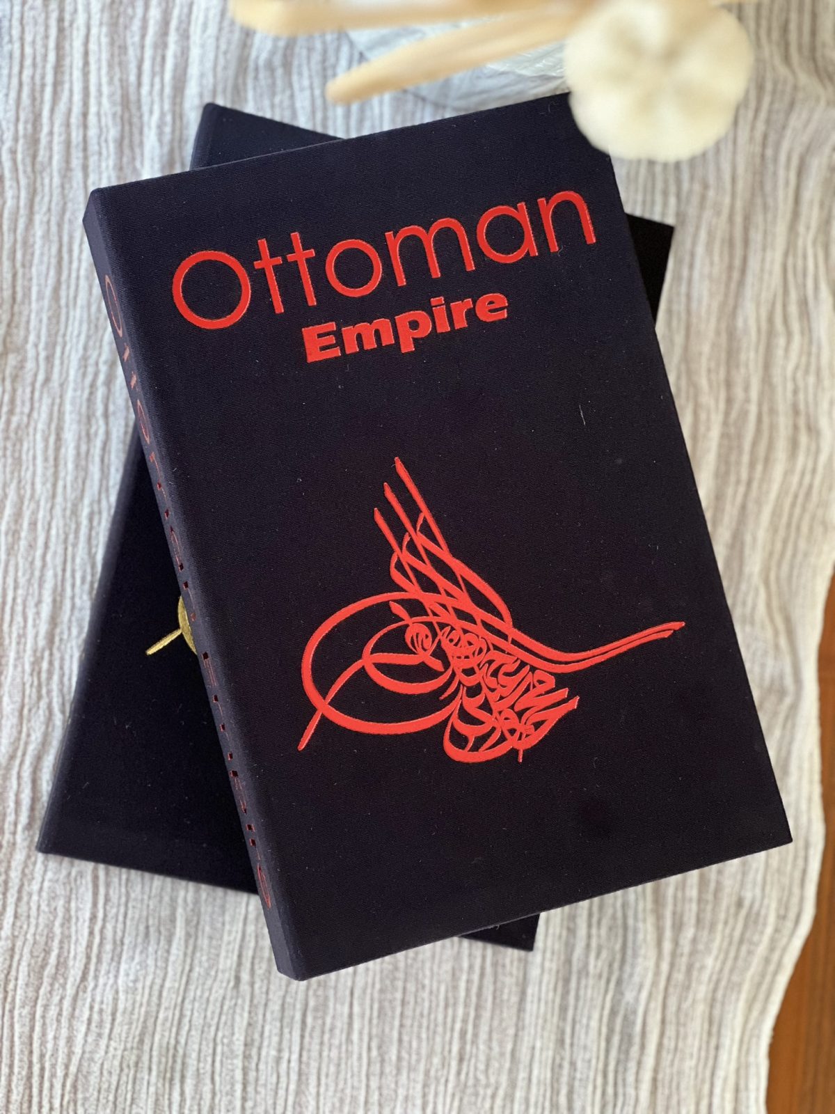 Kumaş Dekoratif Kitap Kutusu Seti 2'li - OT & OTT - Gizli Saklama Kutusu - Kitap Görünümlü Dekor