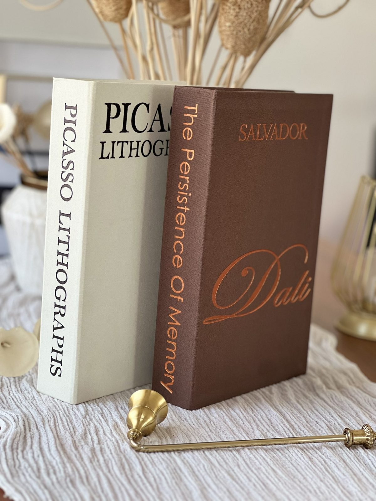 Kumaş Dekoratif Kitap Kutusu Seti 2'li - DAL & PICA - Gizli Saklama Kutusu - Kitap Görünümlü Dekor