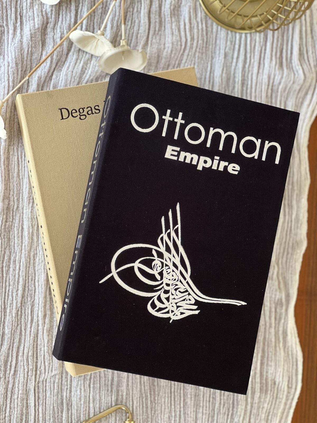 Kumaş Dekoratif Kitap Kutusu Seti 2'li - DAL & OTTMN - Gizli Saklama Kutusu - Kitap Görünümlü Dekor