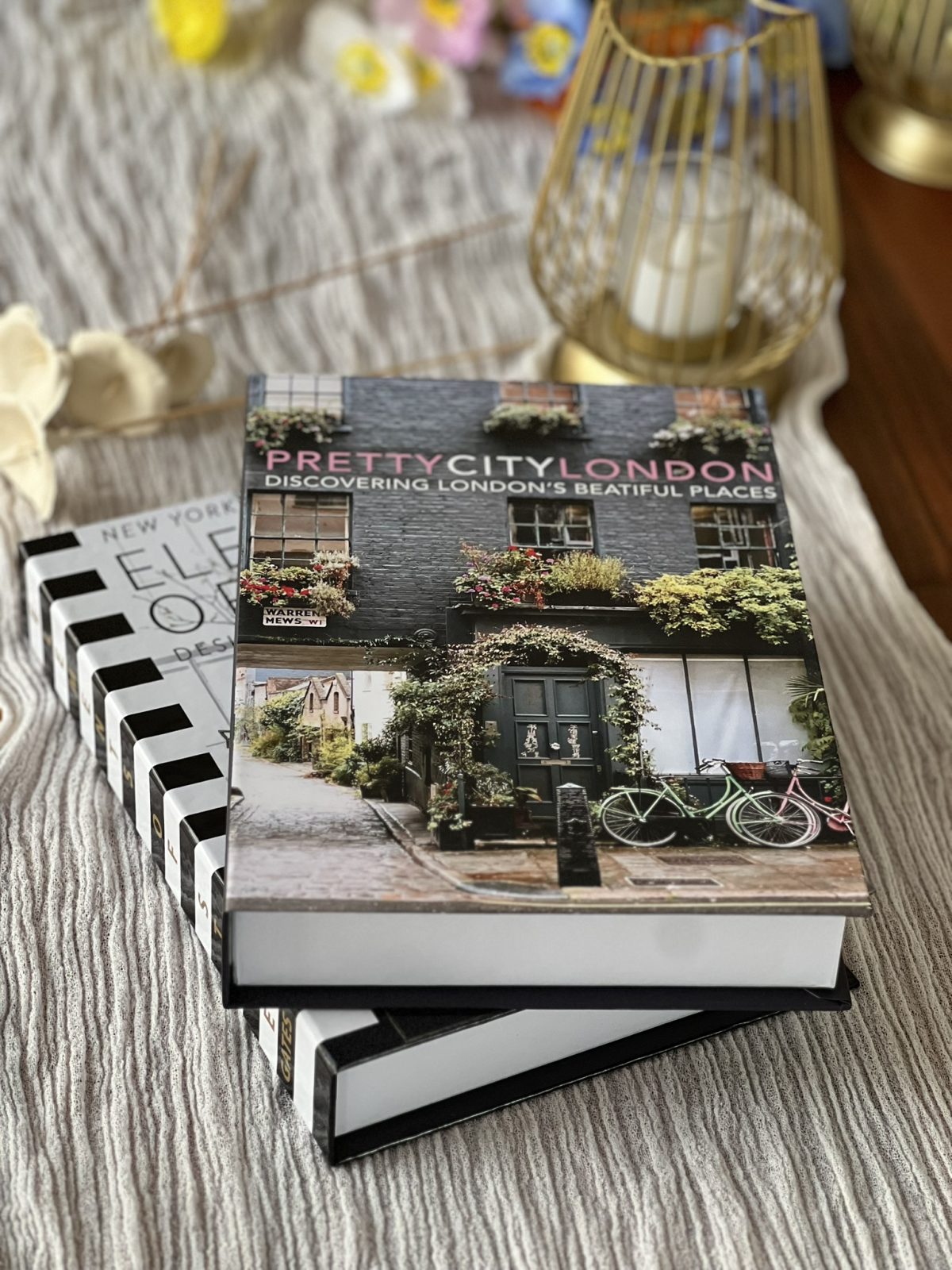 Dekoratif Kitap Kutu 2'li EL & FR - Kitap Görünümlü Gizli Saklama Kutusu - Dekoratif Kutu