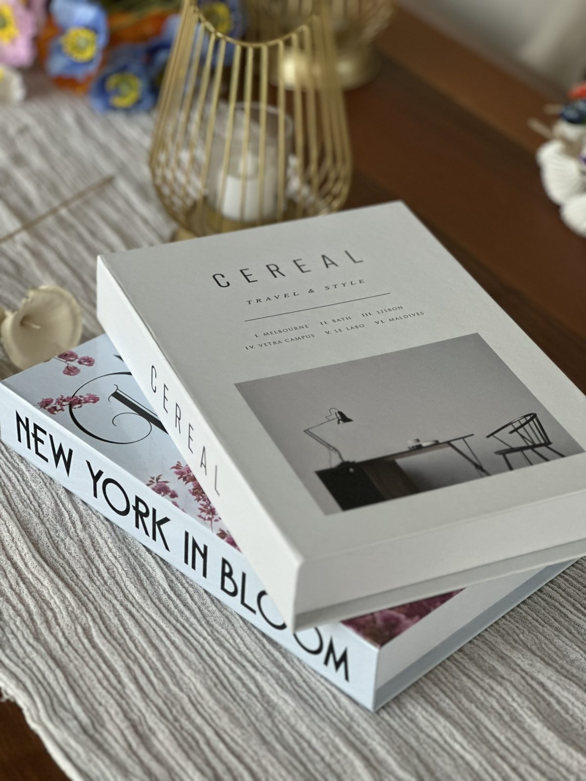 Dekoratif Kitap Kutu 2'li NY & A - Kitap Görünümlü Gizli Saklama Kutusu - Dekoratif Kutu