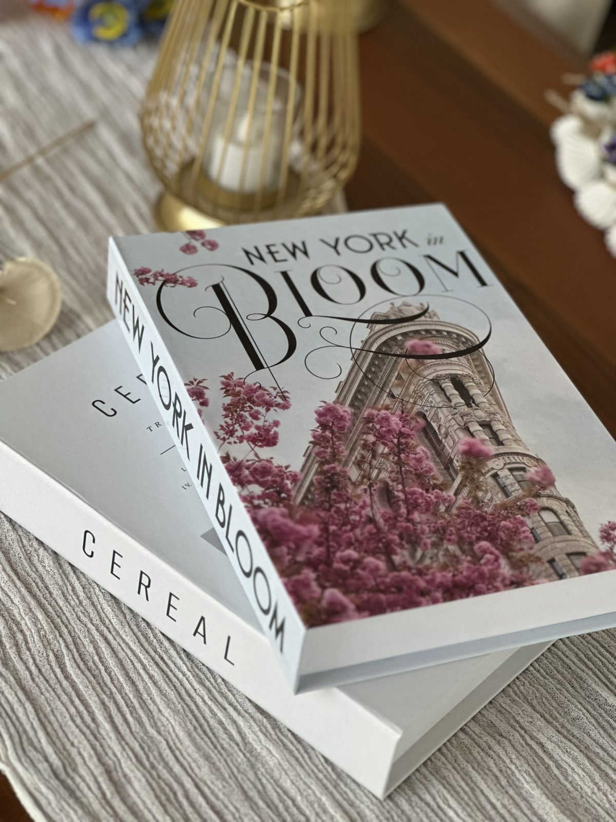 Dekoratif Kitap Kutu 2'li NY & A - Kitap Görünümlü Gizli Saklama Kutusu - Dekoratif Kutu